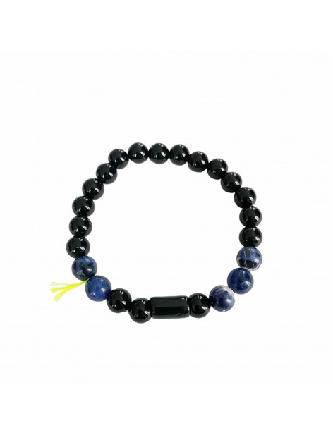 Bracelet Divin 8mm - Sodalite/Onyx